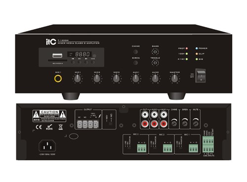 T-B40 - 40W amplifier built-in Bluetooth&MP3 function